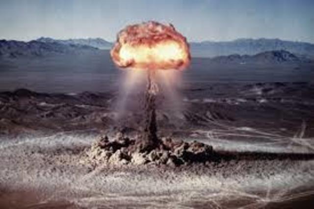 USSA's first atomic Bomb test