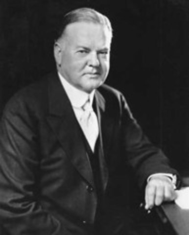 End Of Herbert Hoover's Time In Office