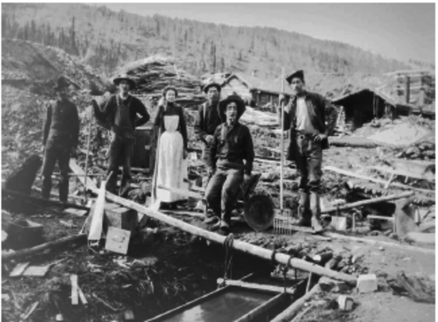 Gold Discovered on the Thompson River