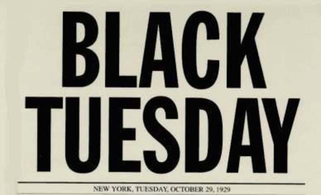 Start of Great Depression