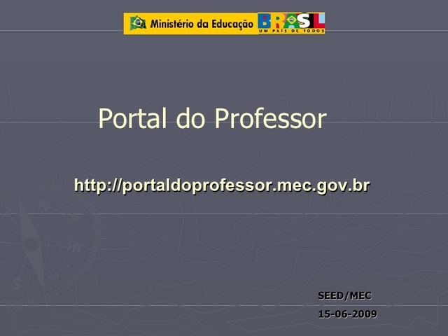 PORTAL DO PROFESSOR