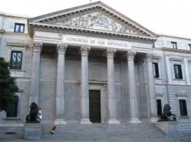 Palacio de las Cortes de Madrid.