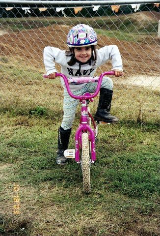 Primera vez montando en bicicleta