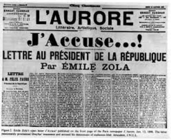 J'Accuse Published