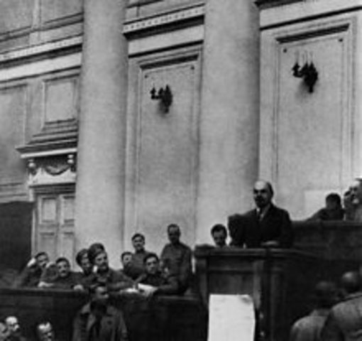 Lenin retorna de l'exili i tesis d'abril