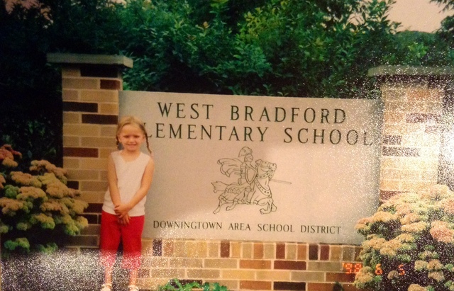 Hace diez años que fuí primer día de escuela.