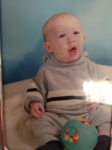 Hace catorce años que tiene mi primero foto del bebé.