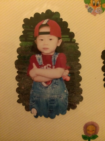 Hace quince años que yo fui nacer. En fotografía yo soy dos años.