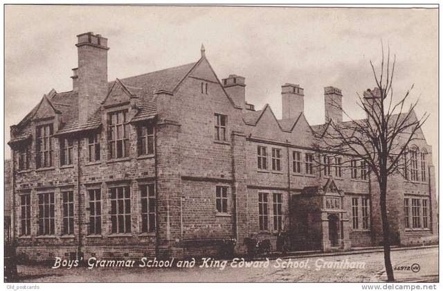 Newton Attends Grantham Grammar School