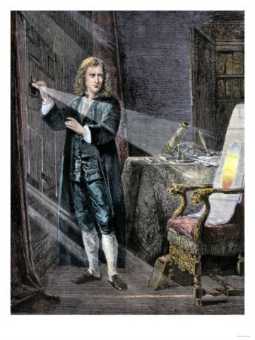 Newton Gives First Lectures in Optics
