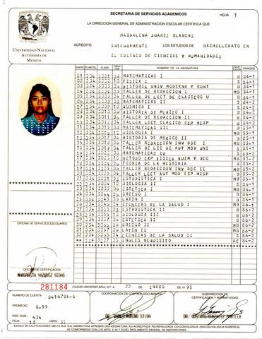 Colegio de Ciencias y Humanidades Plantel Oriente 1983-1986