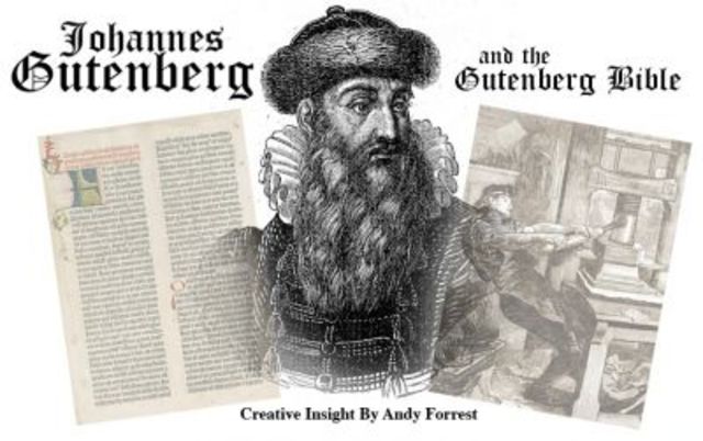 The first Bible using a Printing Press