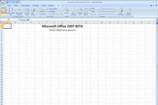 nasce primo foglio di calcolo di word
