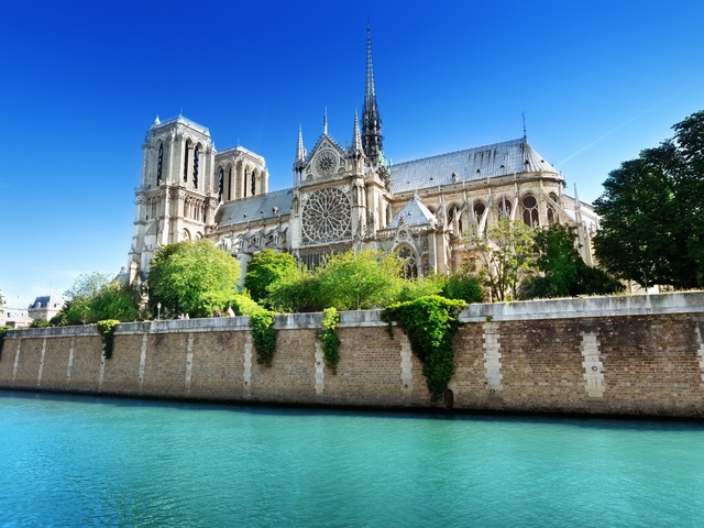 Notre Dame begins to be built