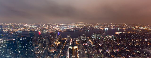 Hace uno y media que mi familia fuimos a Nueva York.