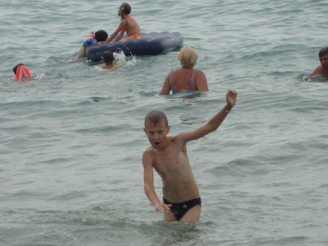 Первая поездка на море.