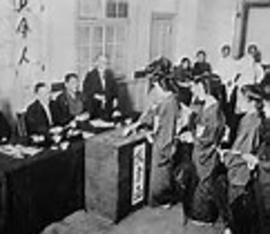 Universal male suffrage is instituted in Japan. The electorate increases fivefold.
