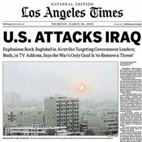 The Iraq War Begins
