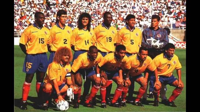 Selección Colombia Mundial USA 94