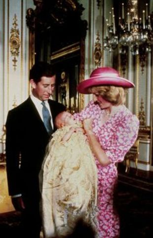 Diana and Charles had their first child: Prince William Arthur Philip Louis.