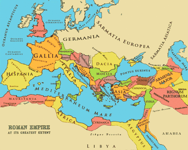 Map of ancient Europe for reference