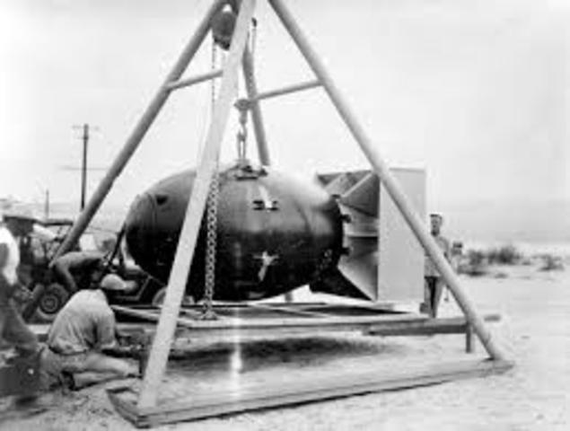 Firs use of an atomic weapon