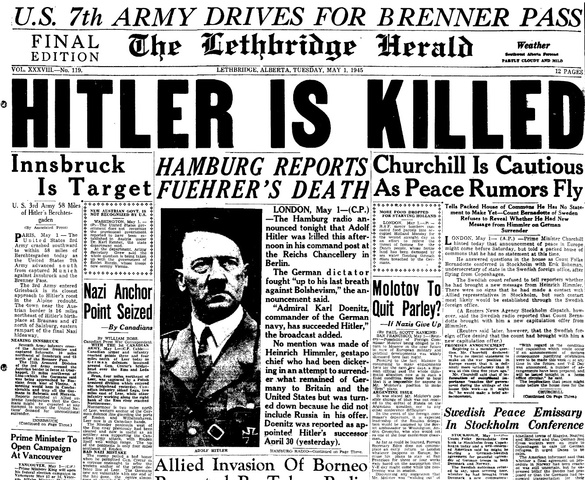 Death of Hitler