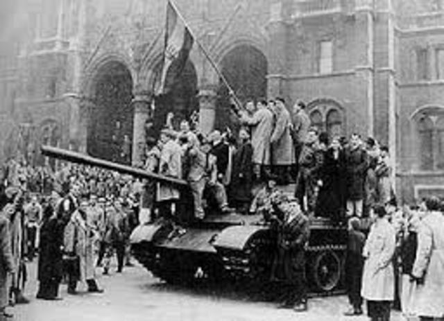 The Soviet defeats the Hungarian Revolt