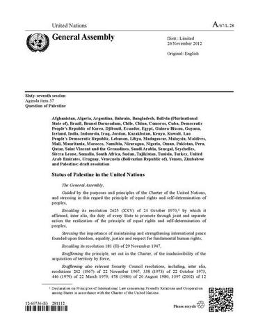 United Nations Resolution