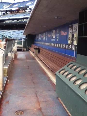 Hace dos años que tomé un tour por el estadio de los Phillies, ciudadanos Banco de parque.
