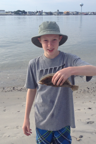 Pilladé la platija por la primera vez