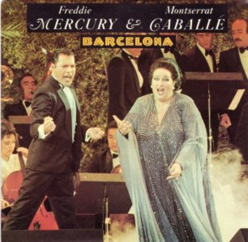 Freddie records with Montserrat Caballe