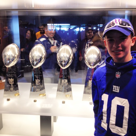 Hace un año fui a mi primer los gigantes de nueva york juego de fútbol.