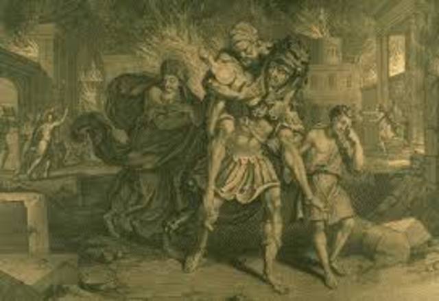 Achilles gets the trojans back into Troy