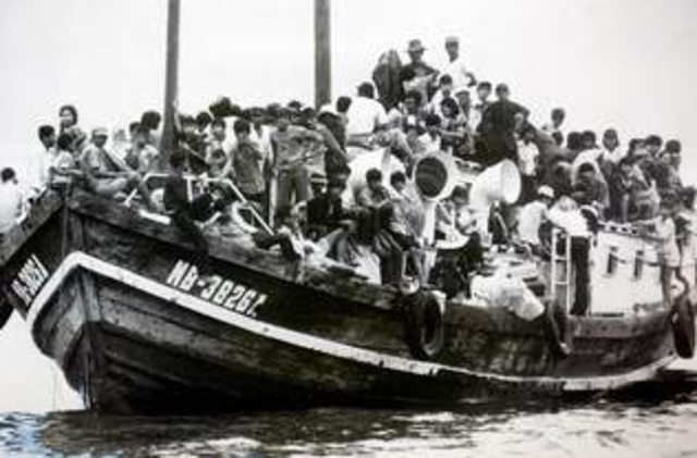 "Boat People" flee Vietnam