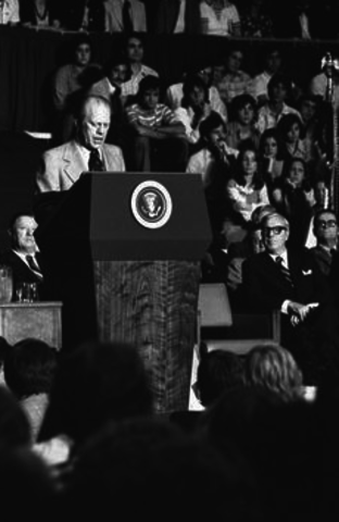 Ford calls Vietnam War "Finished"