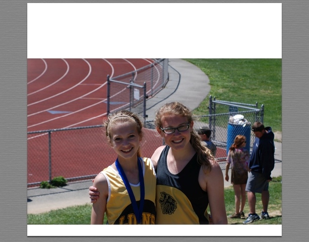 Atletismo con mi amiga