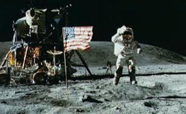 Apollo 11 lands on moon