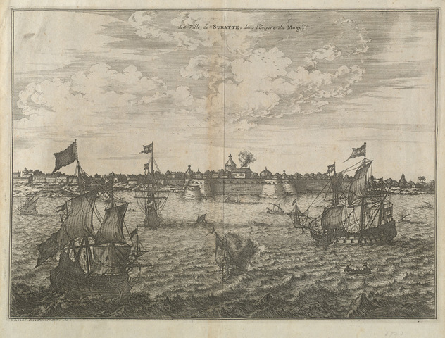 La Ville De Suratte, dan l' Empire du Mogol.
