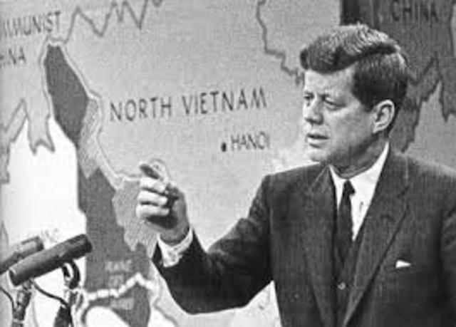 Kennedy approves involvement in Vietnam