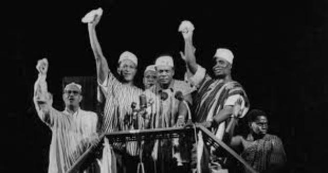 Ghana gained independence