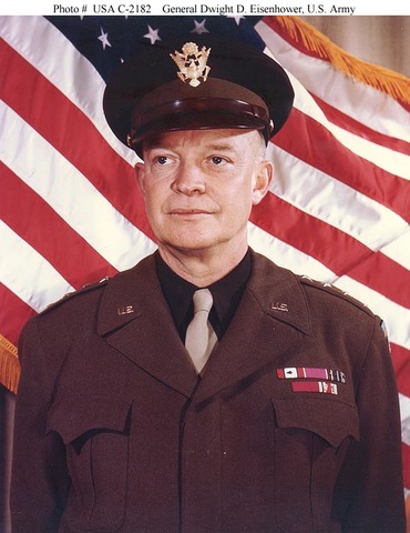 President Dwight Eisenhower sends the Military Assistance