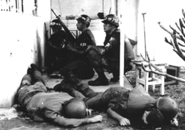 Military police & US Embassy