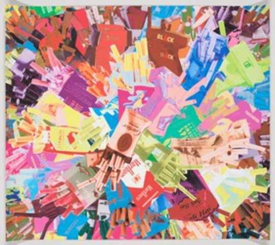 Crushed Cigarette Packs, Assume Vivid Astro Focus