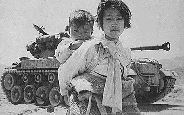 North Korea invades South Korea