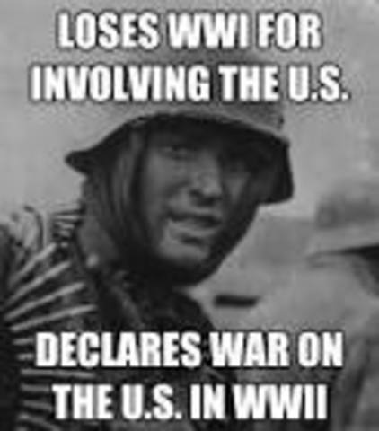 USA Declares War On Germany