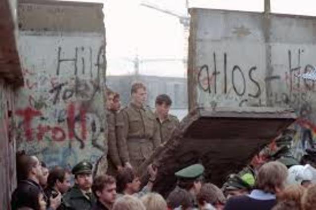 Berlin Wall Taken Down