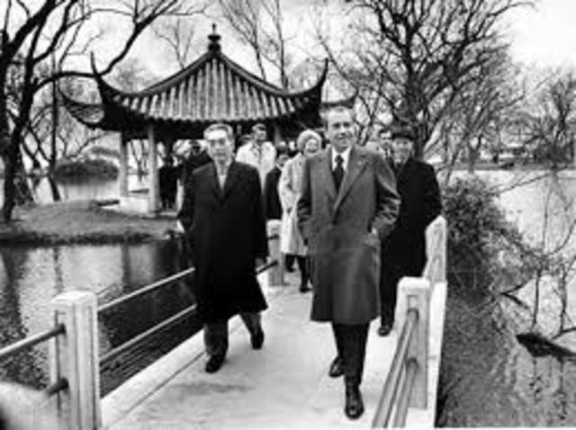 Richard Nixon visits China