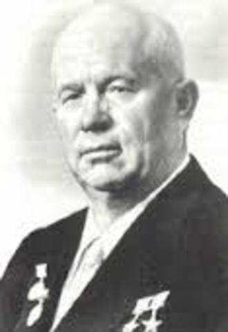 Khrushchev is voted out of office