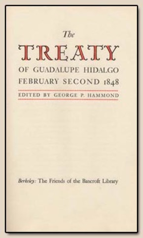 United States Signs the Treaty of Guadalupe